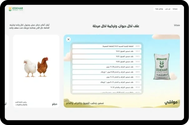 IzFeed interface