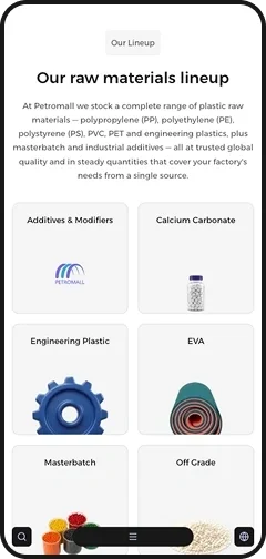 Petromall interface